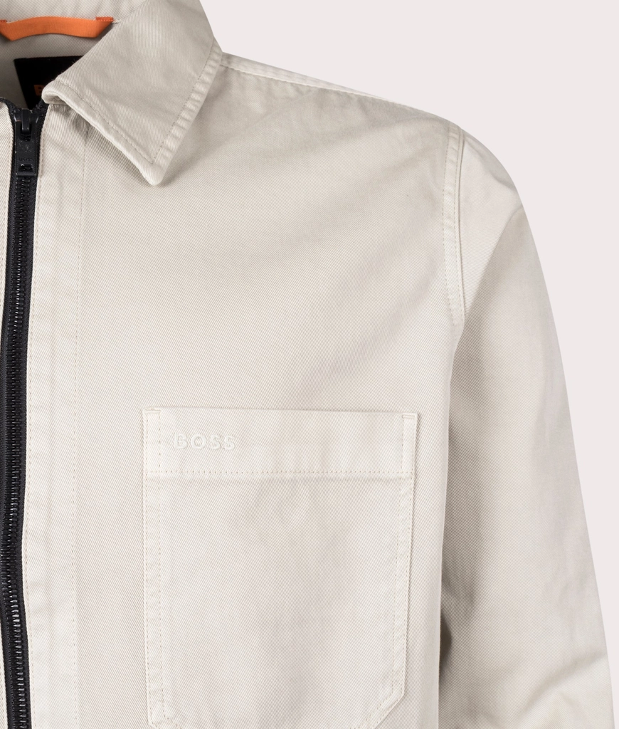 Hugo Boss Mens Luddy Zip Through Overshirt